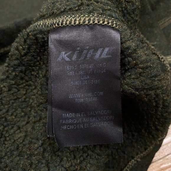 Kuhl Revel 1/4 Zip Kashmira‎ Fleece Pullover Sz M 10-12 Boys Medium - Picture 8 of 8